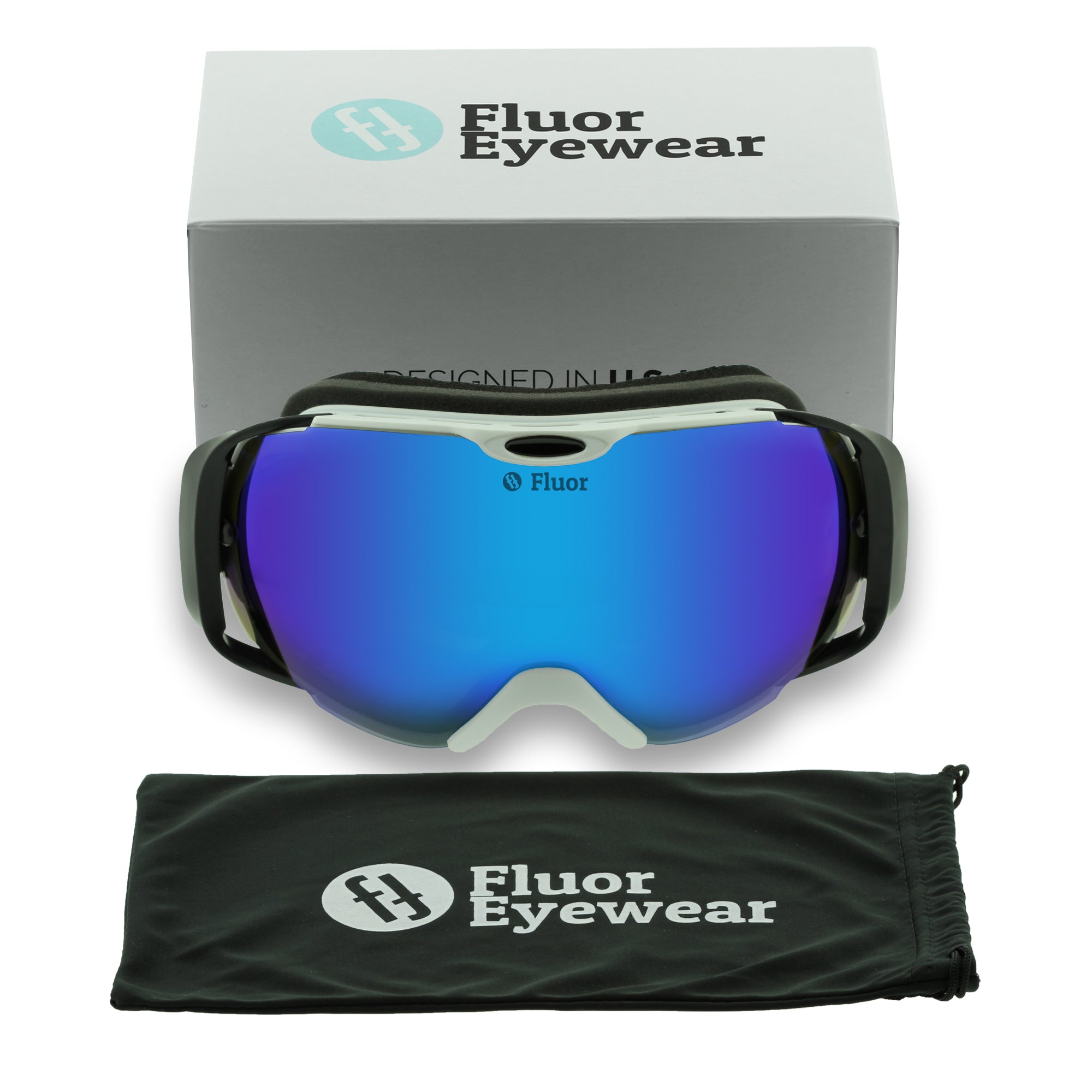 FLUOR - HX012 White/Blue